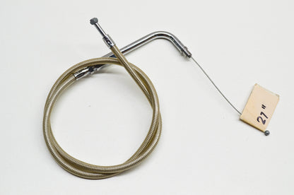 Drag Specialties 0650-0286 Braided Throttle Cable Softail NOS