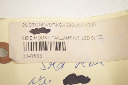 V-Twin 33-0568, 33-0771 LED Slice Side Mount Tail Lamp FXST FLST FXD NOS