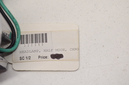 Custom Chrome 33-0050 Half Moon Headlamp NOS