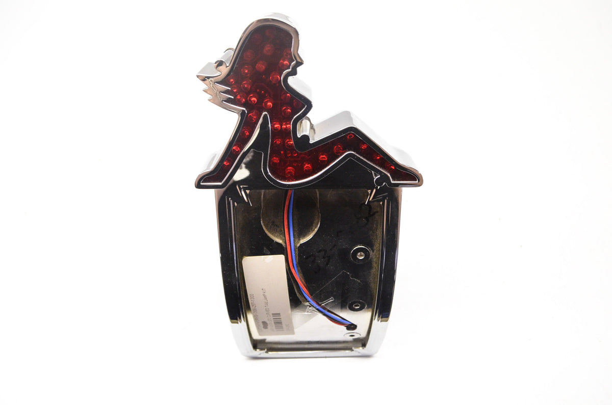 V-Twin 33-0282 Lady Luck LED Tail Light Assembly 84-07 FXST 86-07 FLST 06-07 FXD