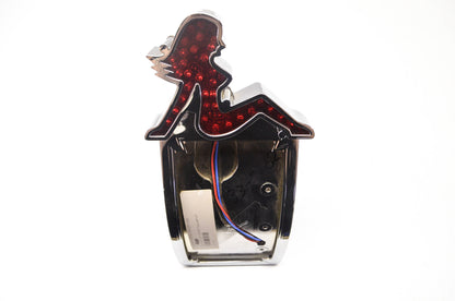 V-Twin 33-0282 Lady Luck LED Tail Light Assembly 84-07 FXST 86-07 FLST 06-07 FXD