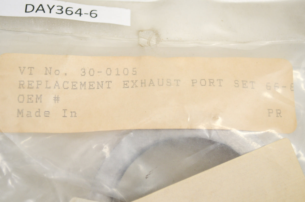 V-Twin 30-0105 Replacement Exhaust Port Set 66-84 FL 71-84 FX NOS