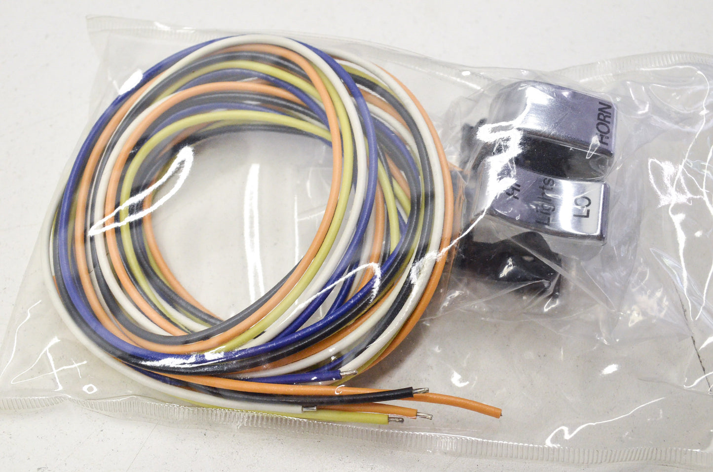 Drag Specialties DS272257A, 71597-92CPL Chrome Dimmer & Horn Switch Assembly 48'