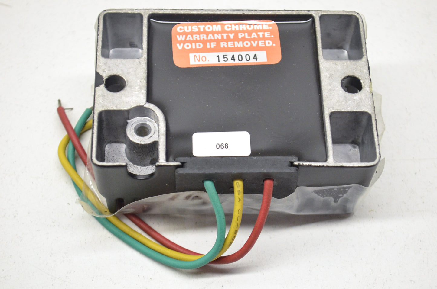 Custom Chrome 25-368, 030517 Black Voltage Regulator 58-64 Sportster Big Twin NO