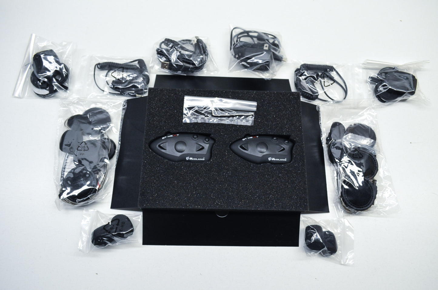 Mid-USA 44020214, G121000041 Multi Rider Intercom System Twin Pack NOS