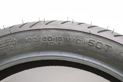 New Pirelli MT75 Front Tire 100/80-16 M/C 50T