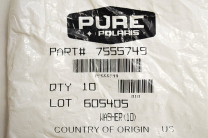 OEM Polaris 7555749 Washer Qty 10 NOS