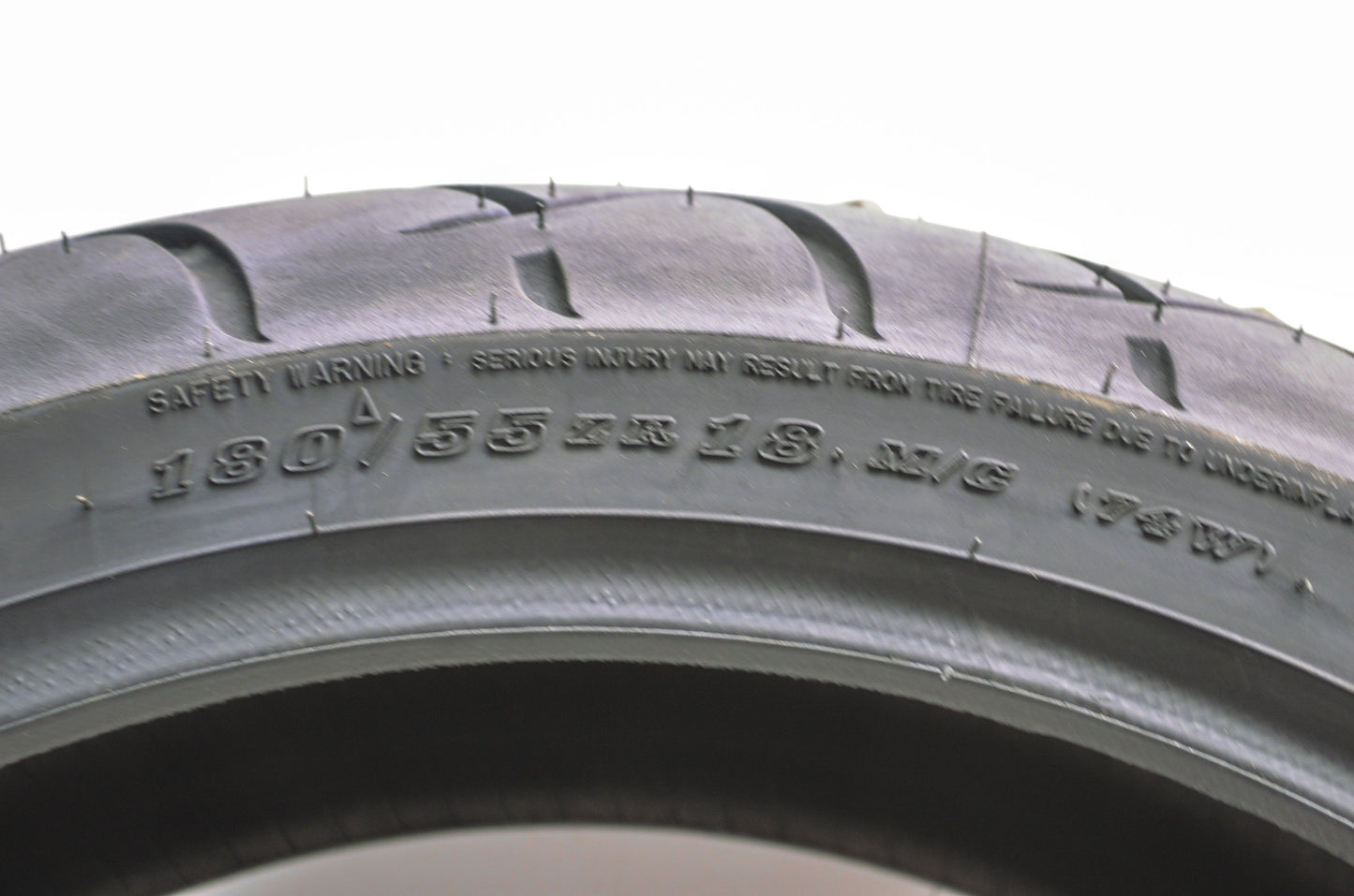 New Dunlop Sportsman D207 Rear Tire 180/55ZR18 M/C 74W