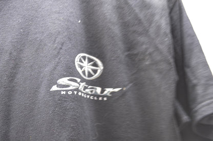 Large Black Star Logo Tee NOS