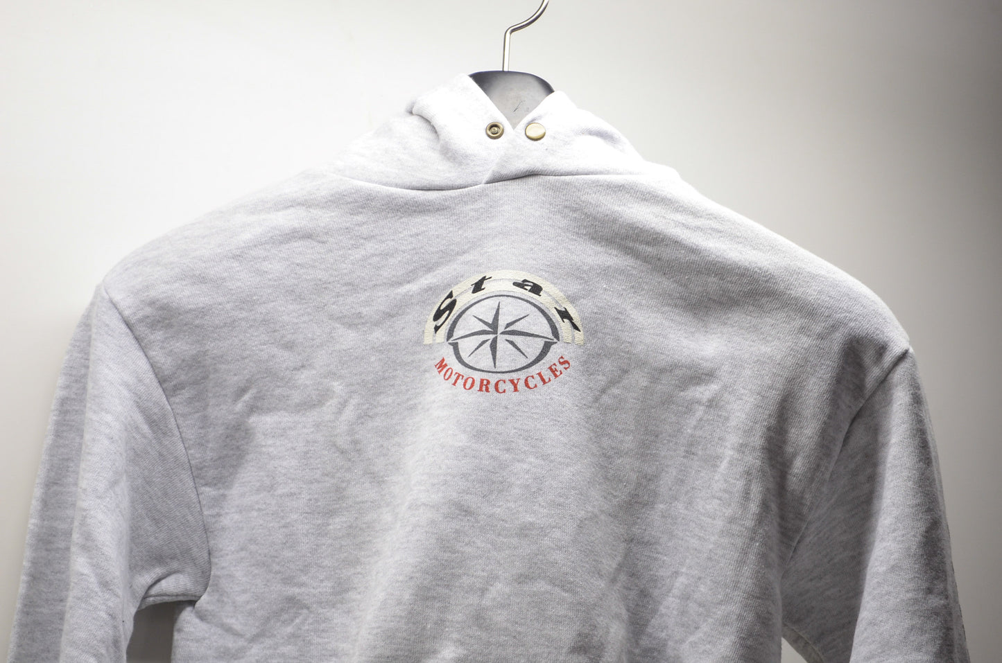 OEM Yamaha Kids Large Gray Star Motorcycle Logo Hooded Sweatshirt NO