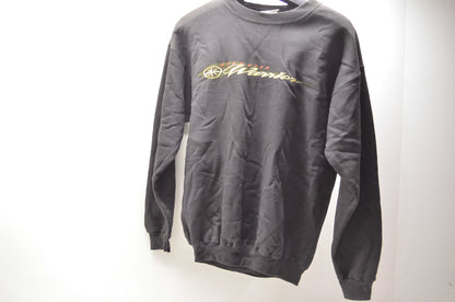 Medium Black Road Star Warrior Sweat Shirt NOS