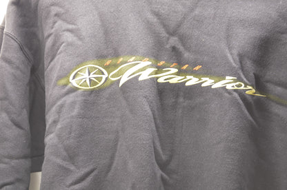 Medium Black Road Star Warrior Sweat Shirt NOS