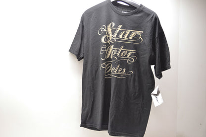 XL Star Motorcycles Logo Black Tee NOS