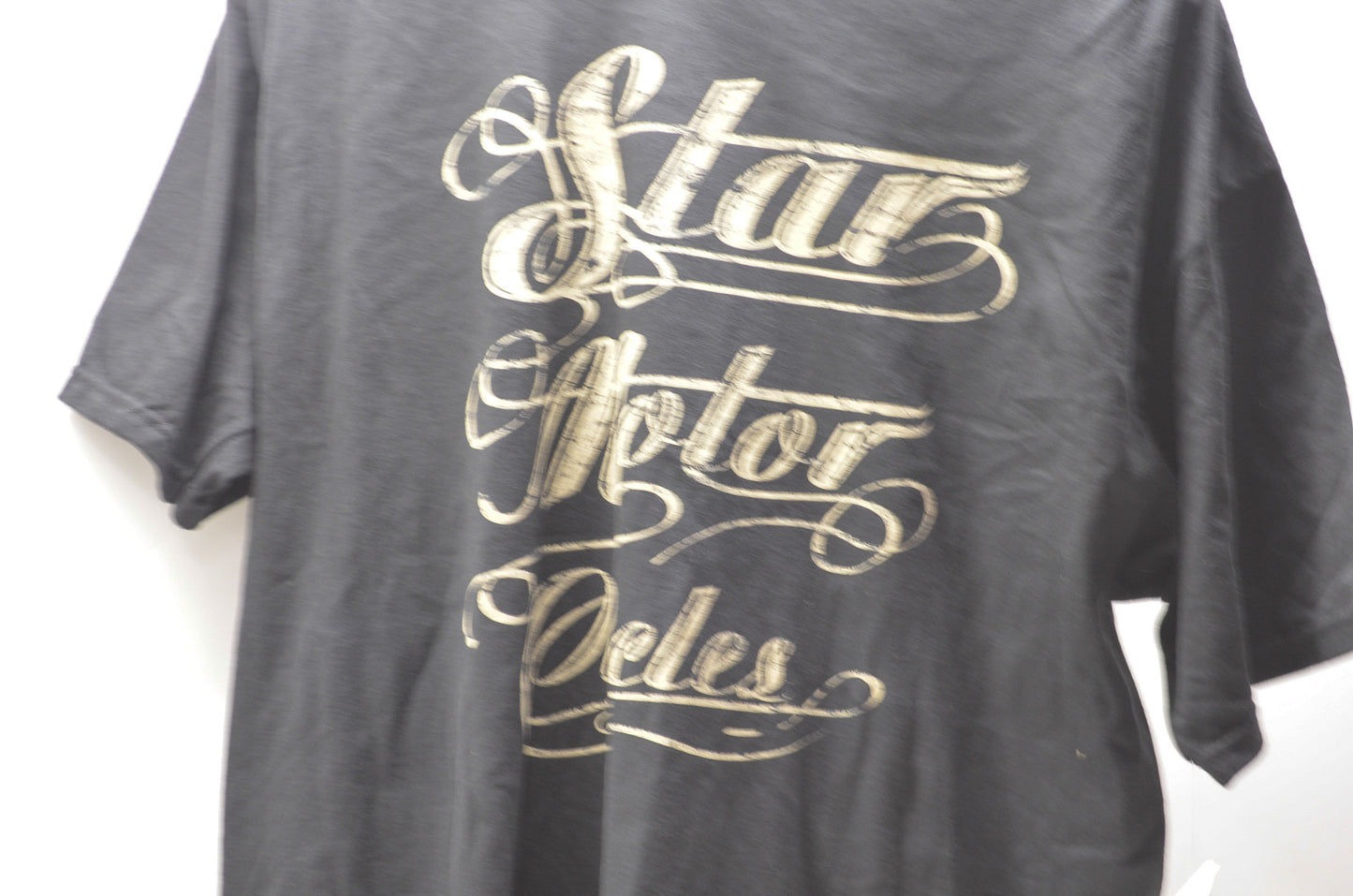 XL Star Motorcycles Logo Black Tee NOS