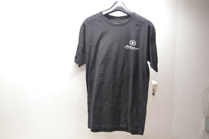 Large Black Star Motorcycle Logo Tee NOS