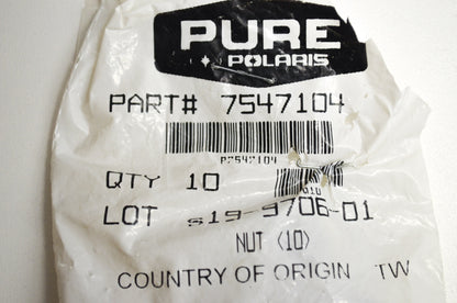 OEM Polaris 7547104 Nut Qty 4 NOS