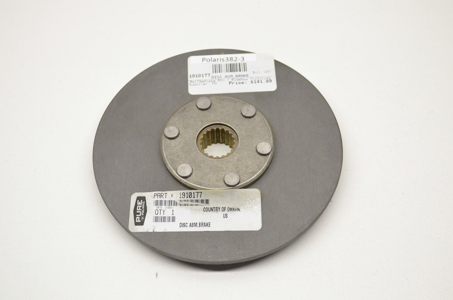 OEM Polaris 1910177 Brake Disc Assembly NOS