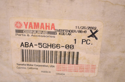 OEM Yamaha ABA-5GH66-00-00 Over Fenders Qty 4 NOS