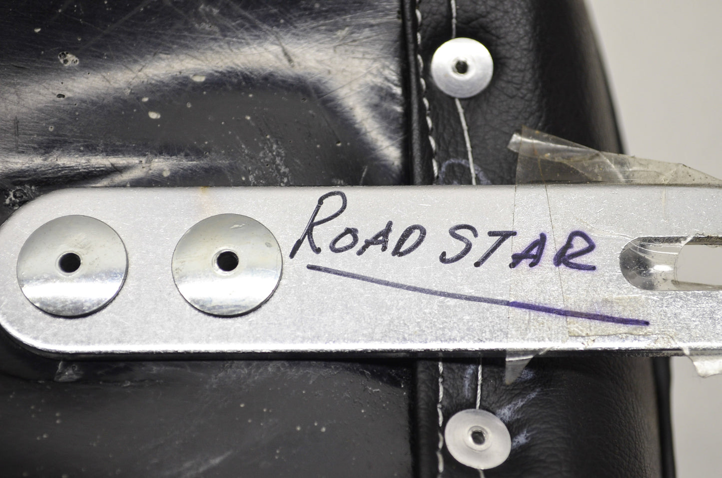 Road Star Black Comfort Cruise Pillion Pad NOS