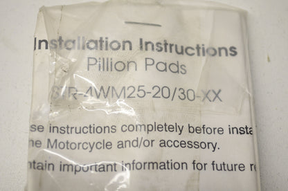 Road Star Black Comfort Cruise Pillion Pad NOS