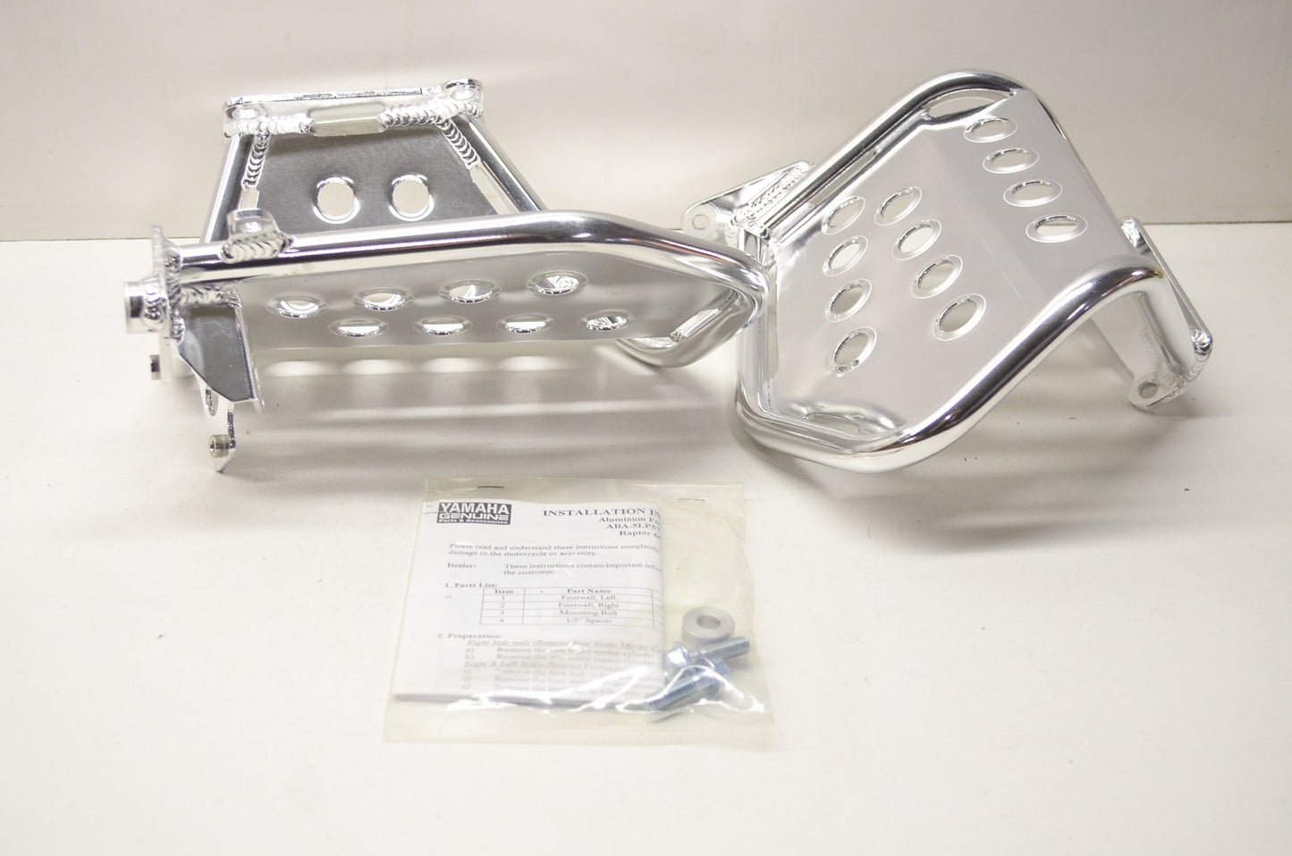 Raptor 660 Aluminum Foot Wells Qty 2 NOS