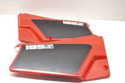 Red/Black Right/Left Side Cover Set XL185S NOS