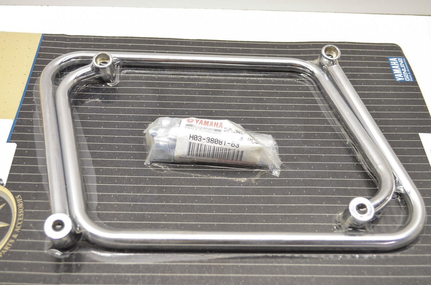 Chrome Saddlebag Support NOS