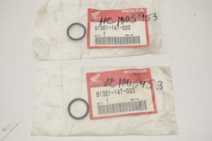 OEM Honda 91301-147-023 O-Ring (18.3X2.3) Qty 2 NOS