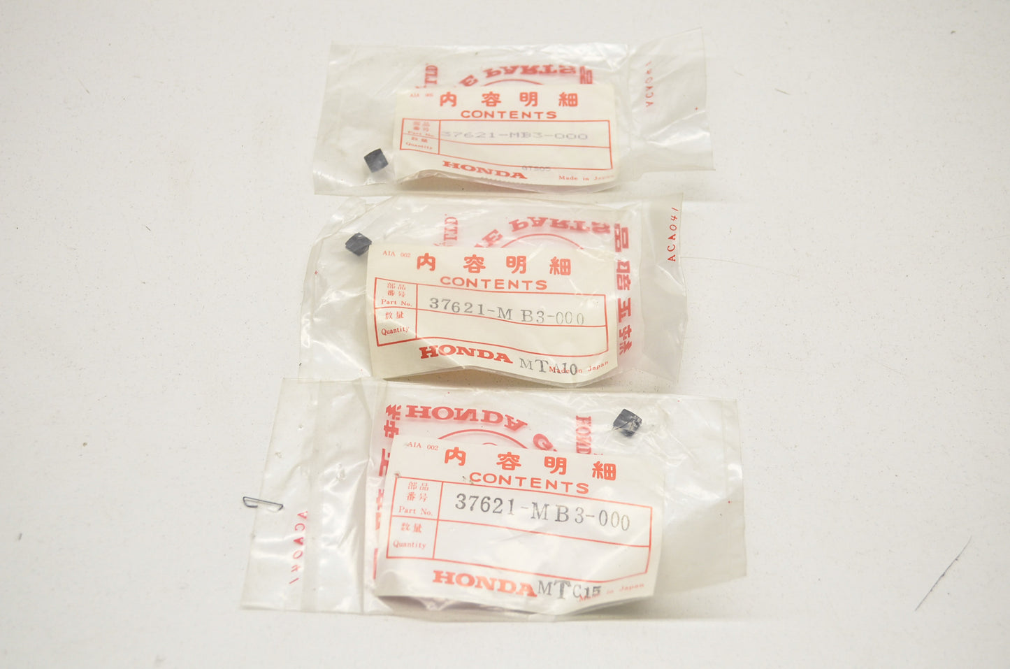 OEM Honda 37621-MB3-000 Switch Cushion Qty 3 NOS