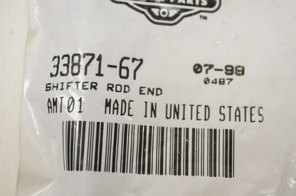OEM Harley-Davidson 33871-67 Shifter Rod End NOS