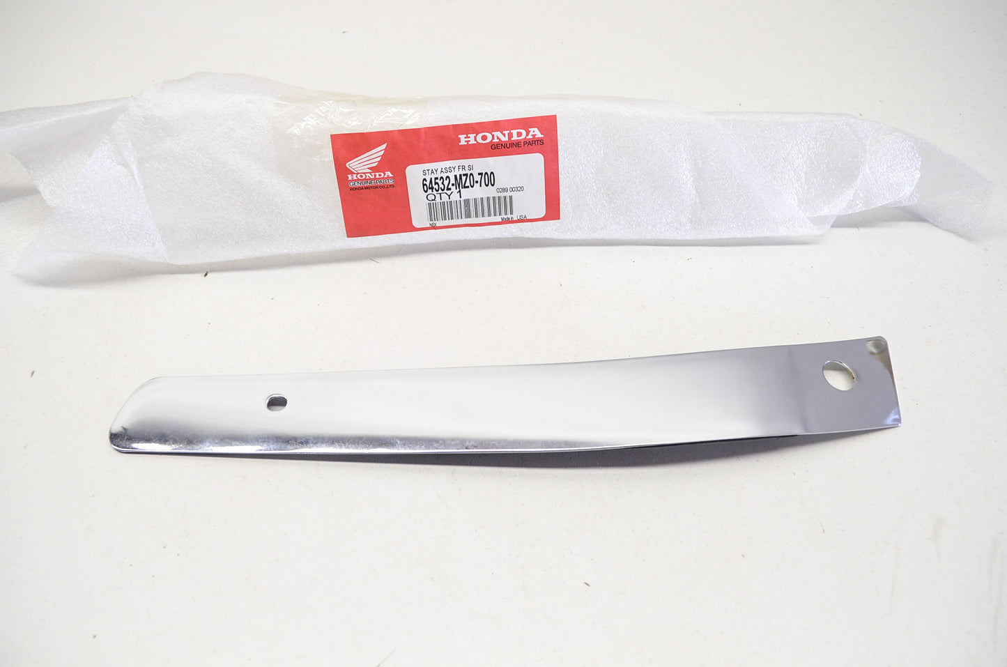 OEM Honda 64532-MZ0-700 Right Front Stay Assembly NOS