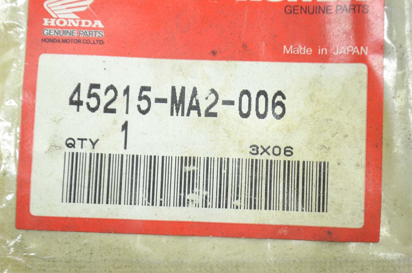 OEM Honda 45215-MA2-006 Hanger Pin NOS