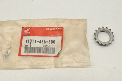 OEM Honda 14311-436-300 Sprocket 15T NOS