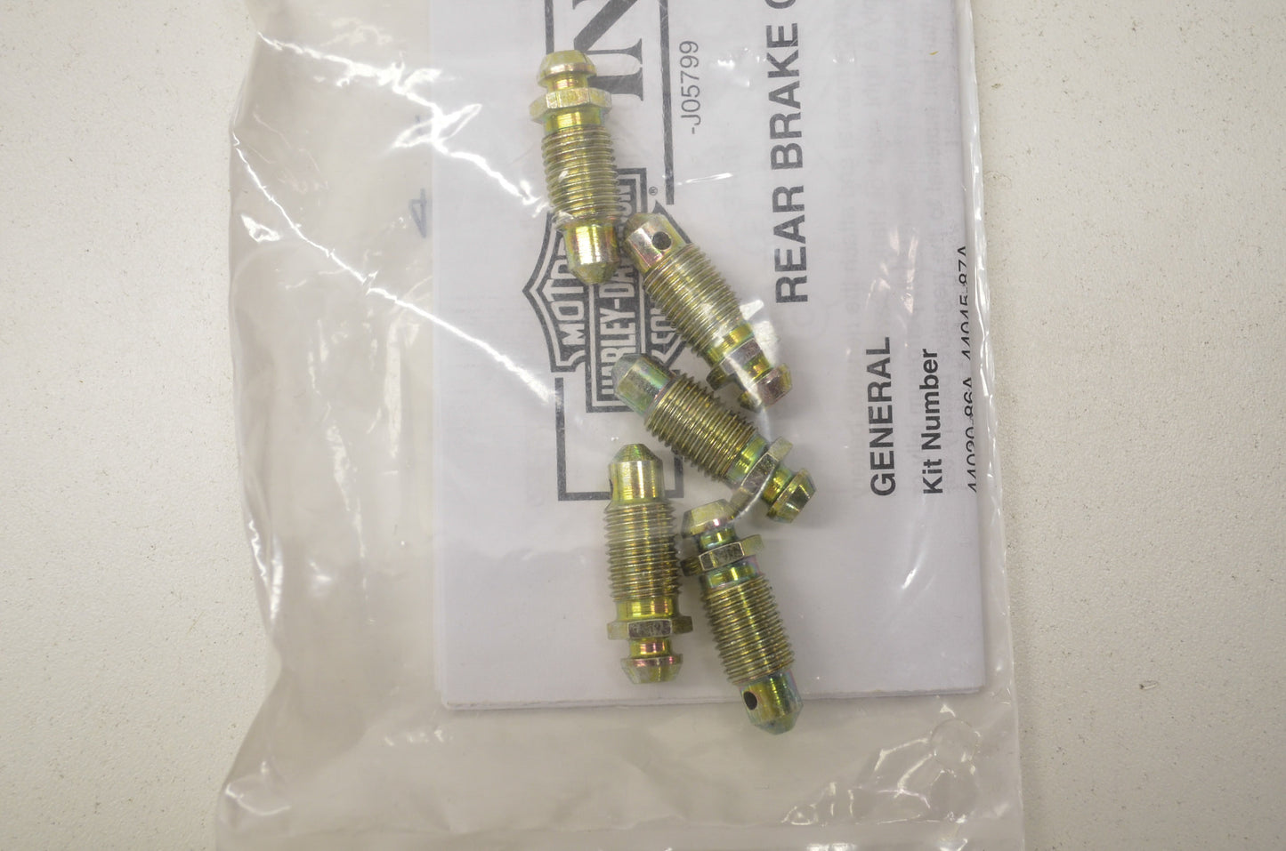 OEM Harley-Davidson 44048-83 Bleeder Screw Qty 5 NOS