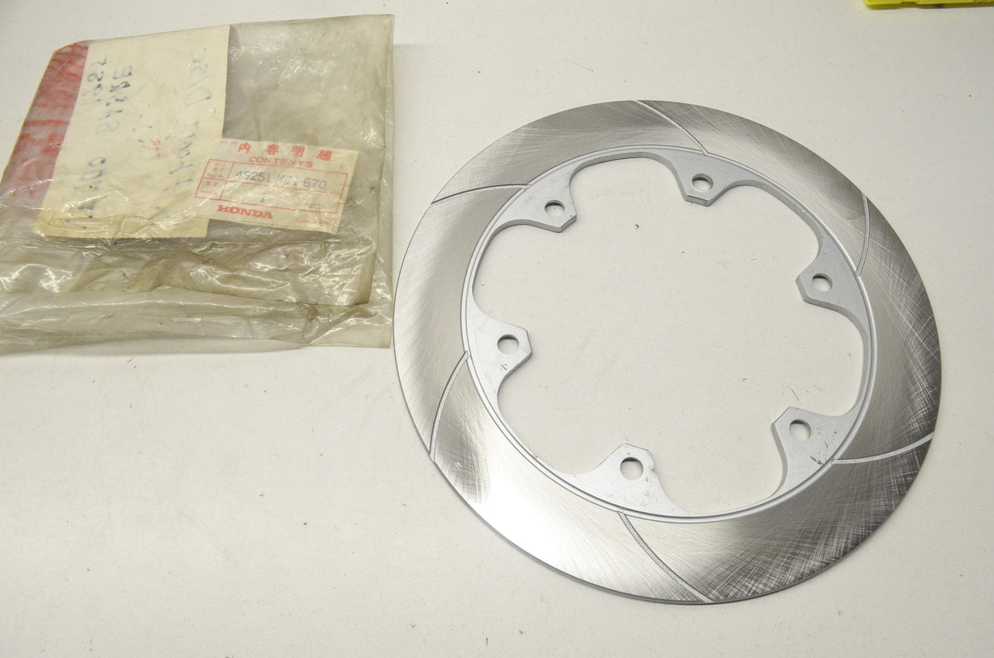 OEM Honda 45251-MJ1-670 Right Front Disc Disc NOS