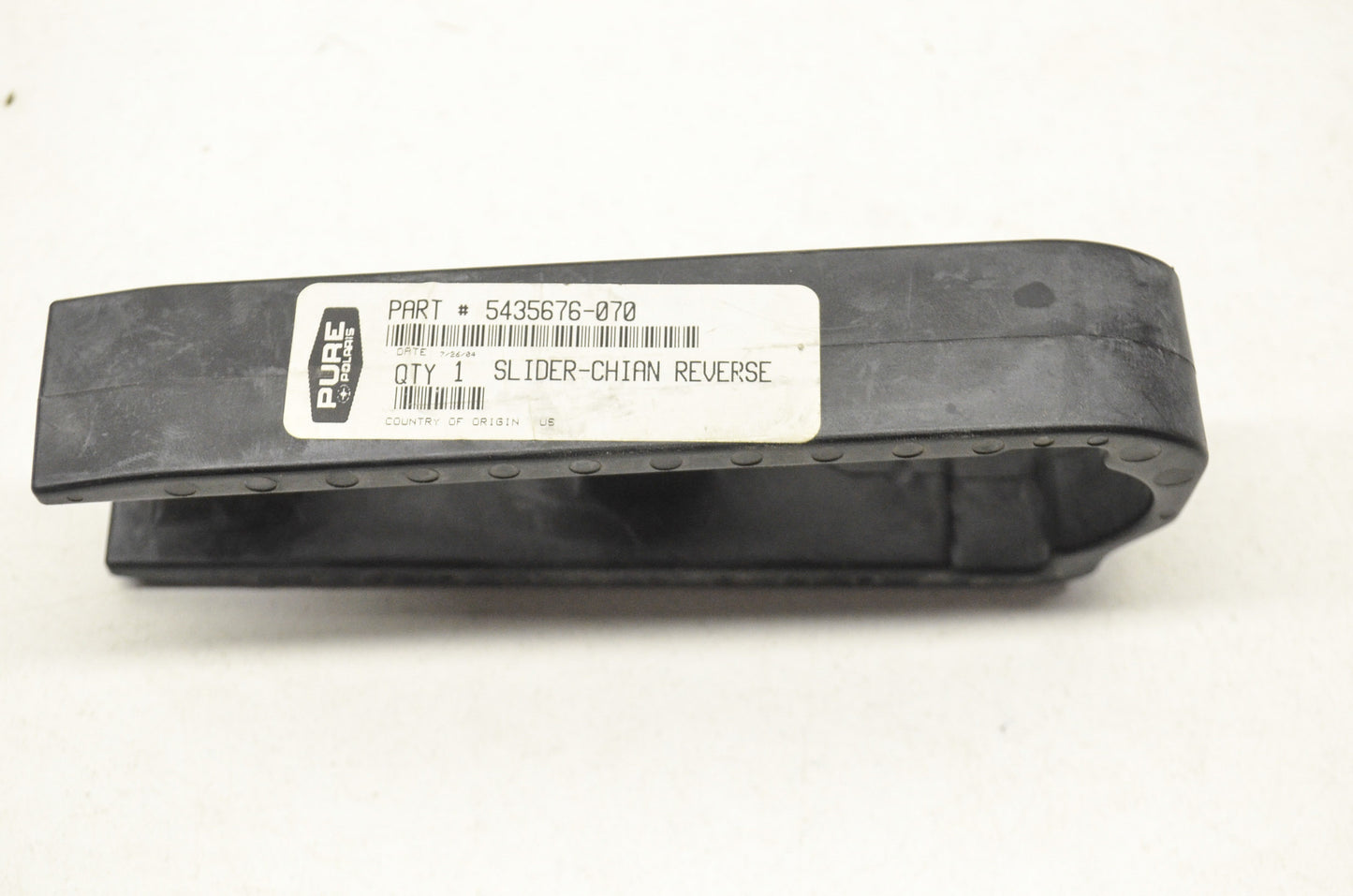 OEM Polaris 5435676-070 Black Reverse Chain Slider NOS