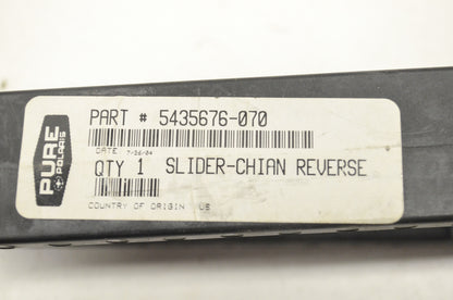 OEM Polaris 5435676-070 Black Reverse Chain Slider NOS