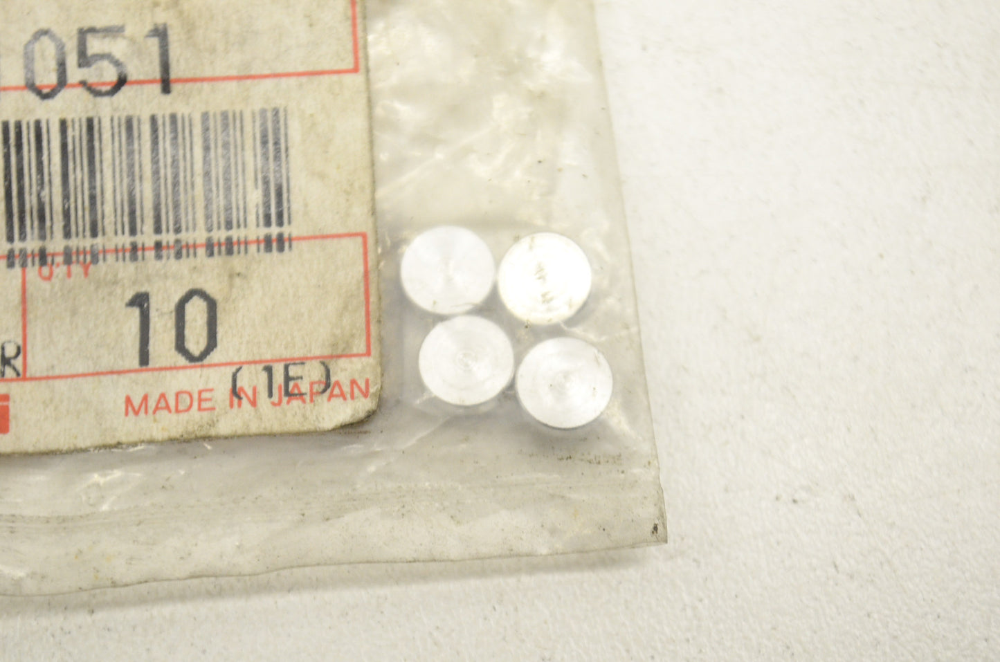 OEM Kawasaki 92066-1051 Pilot Screw Plug Qty 4 NOS