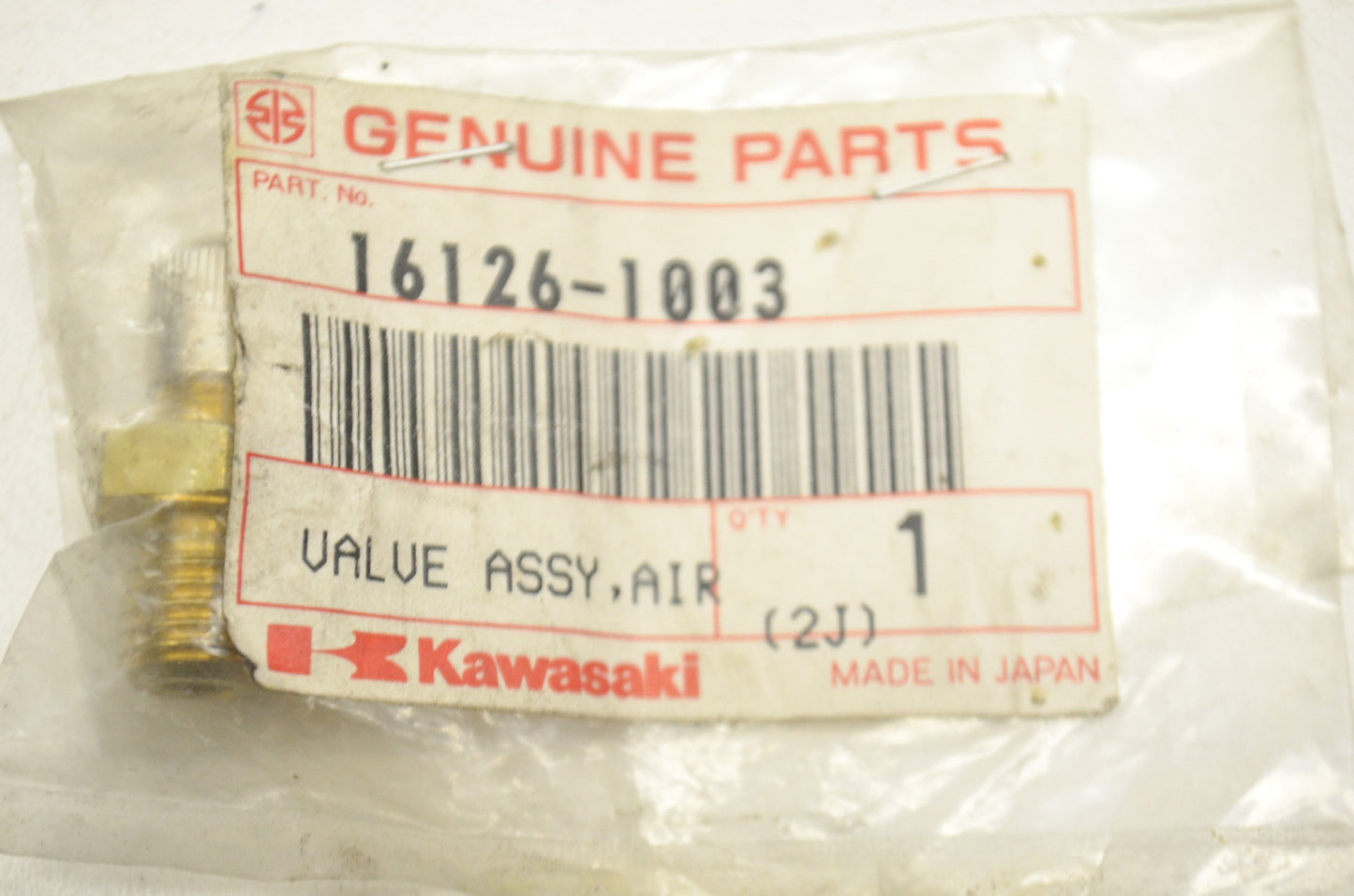 OEM Kawasaki 16126-1003 Air Valve Assembly NOS