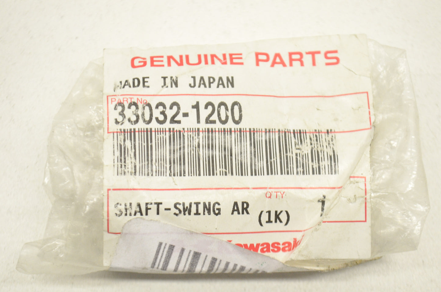 OEM Kawasaki 33032-1200 Right Swing Arm Shaft NOS