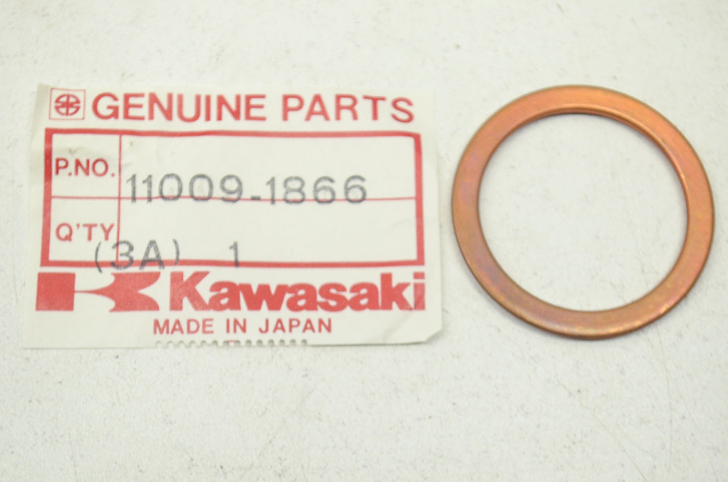 OEM Kawasaki 11009-1866 Exhaust Pipe Holder Gasket NOS