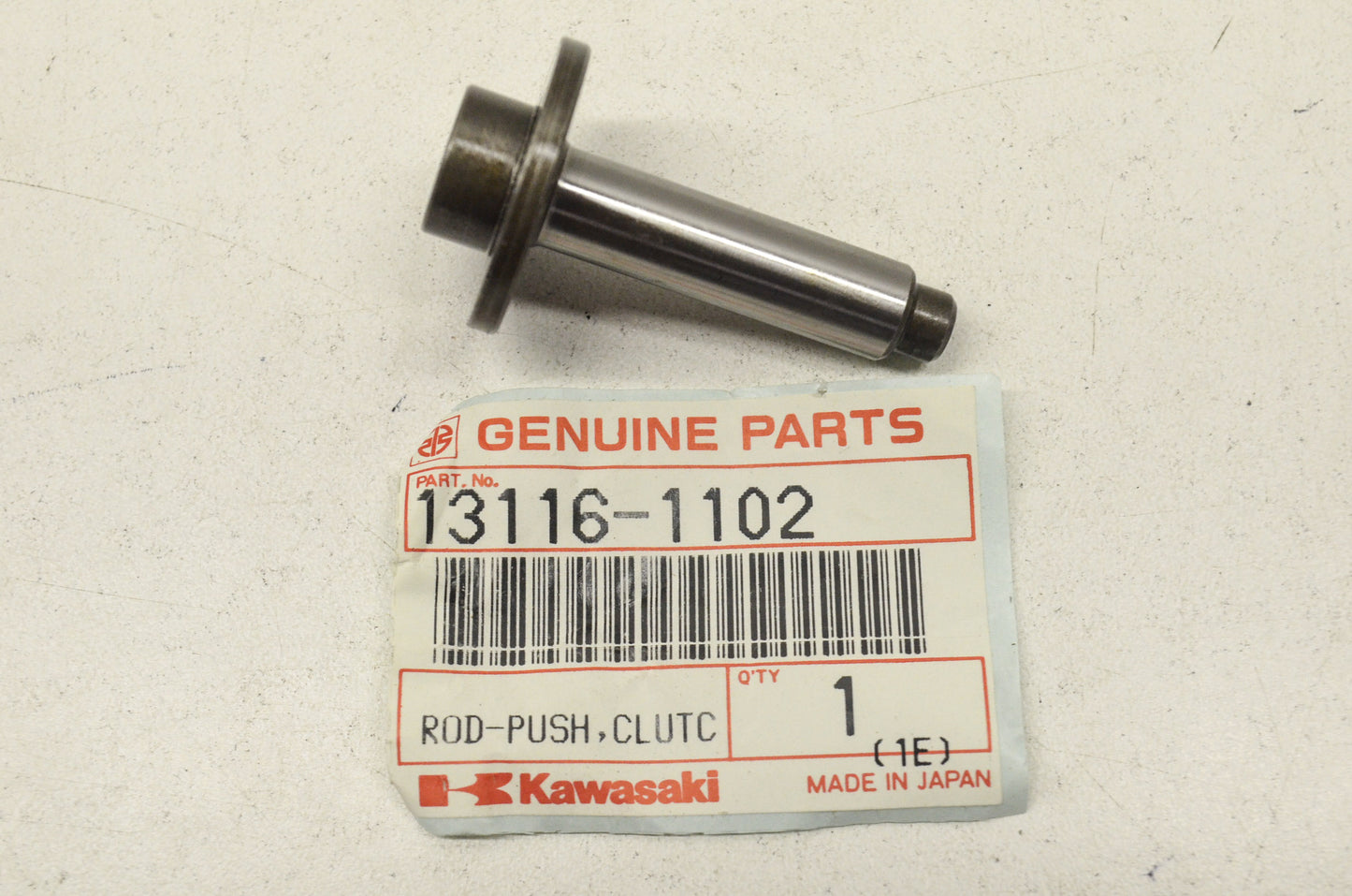 OEM Kawasaki 13116-1102 Clutch Push Rod NOS