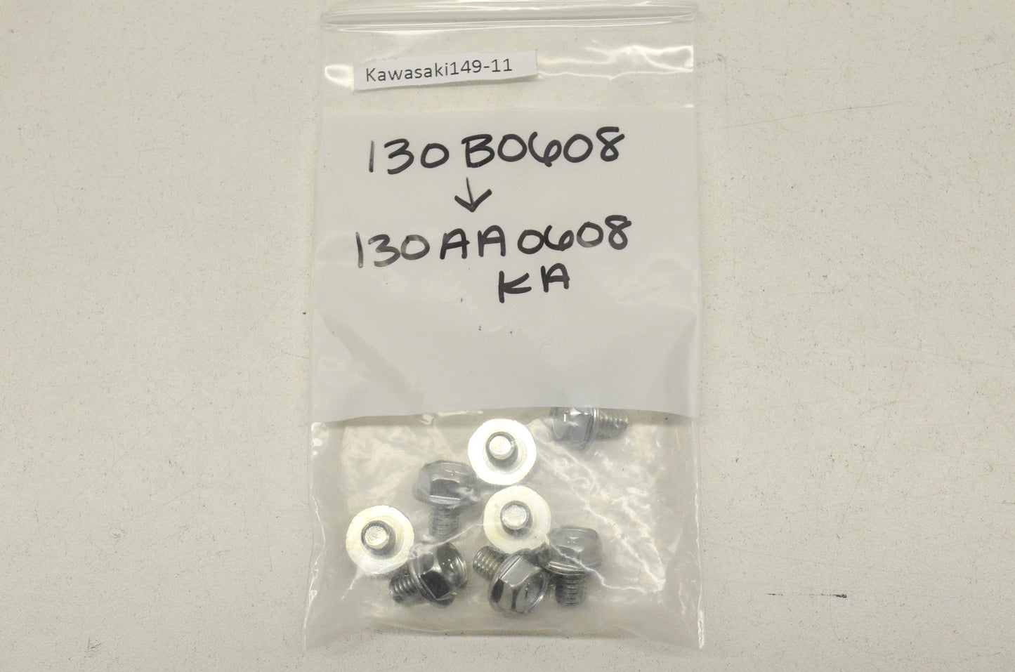 New OEM Kawasaki Flanged Bolts QTY 8 Bayou KX100 KX85 NOS