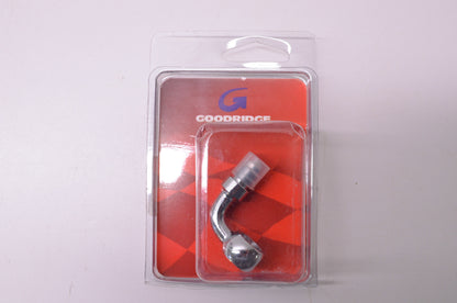 Goodridge P599-03-04CH 90 Deg 7/16' Banjo Chrome NOS