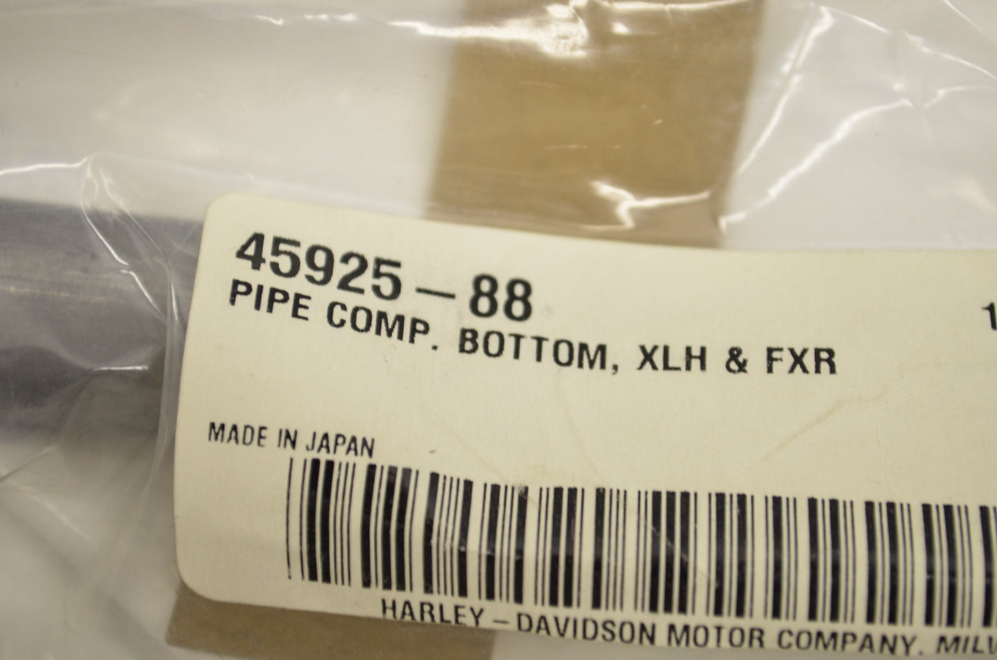 Bottom Pipe XLH FXR NOS