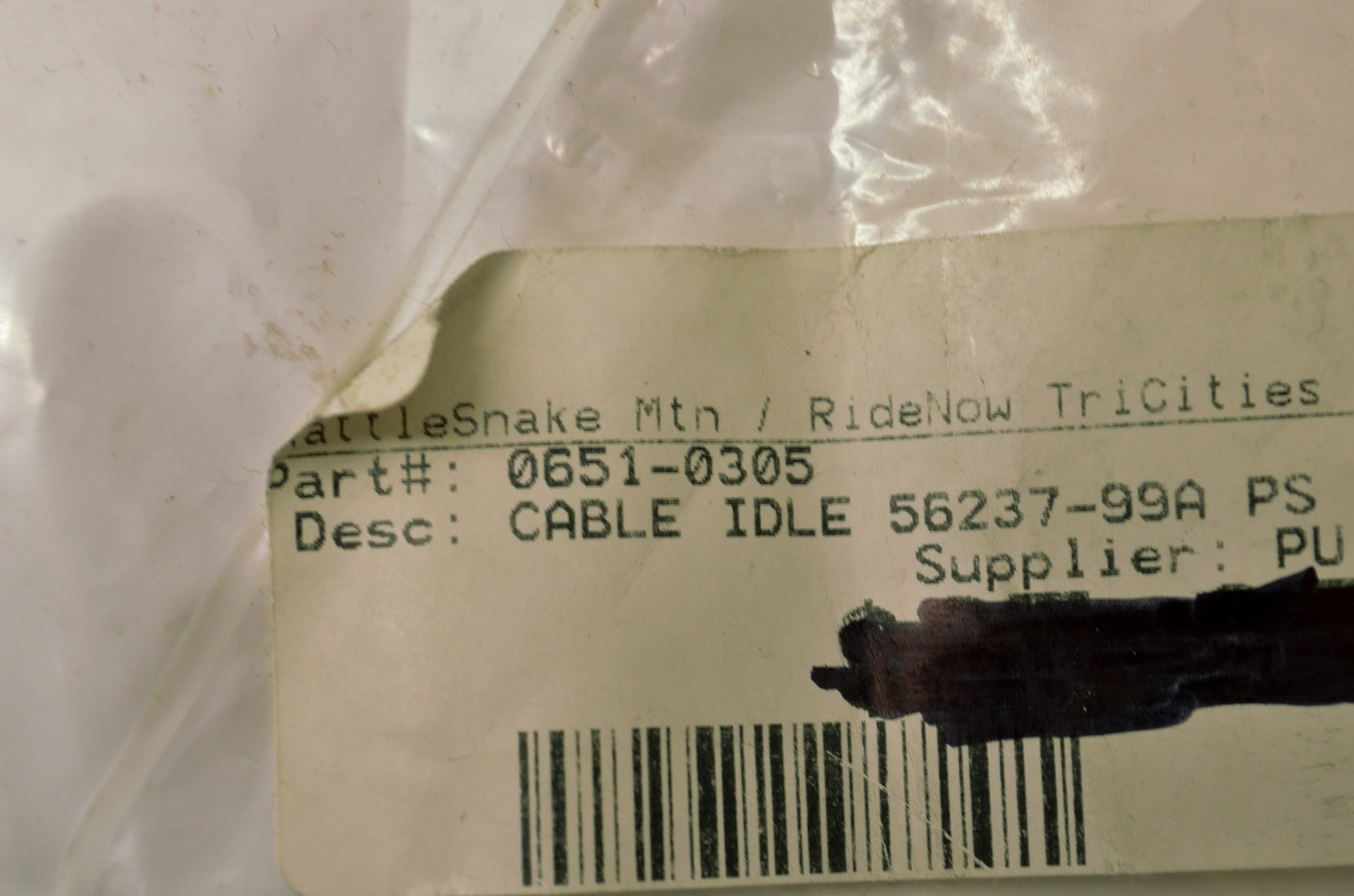 Drag Specialties 0651-0305 Idle Cable NOS
