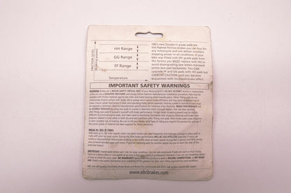 New EBC Brake Pads NOS