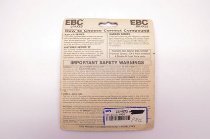 New EBC Brake Pads NOS