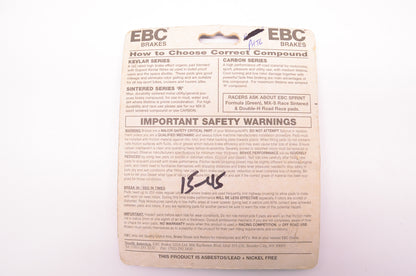 New EBC Brake Pads NOS