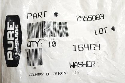 OEM Polaris 7555883 Washer Qty 4